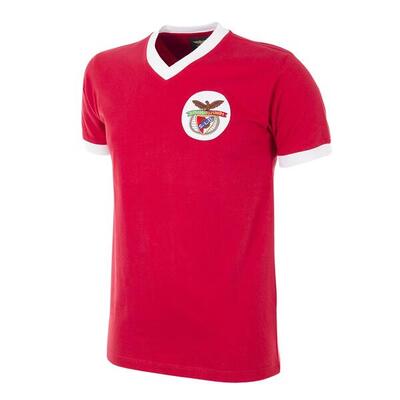 Camiseta de Fútbol - Hombre - SL Benfica 1974/75 - Retro - Manga Corta - Rojo