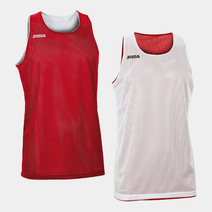 Débardeur Sans Manches Basket-Ball Adulte Joma Aro Reversible Rouge