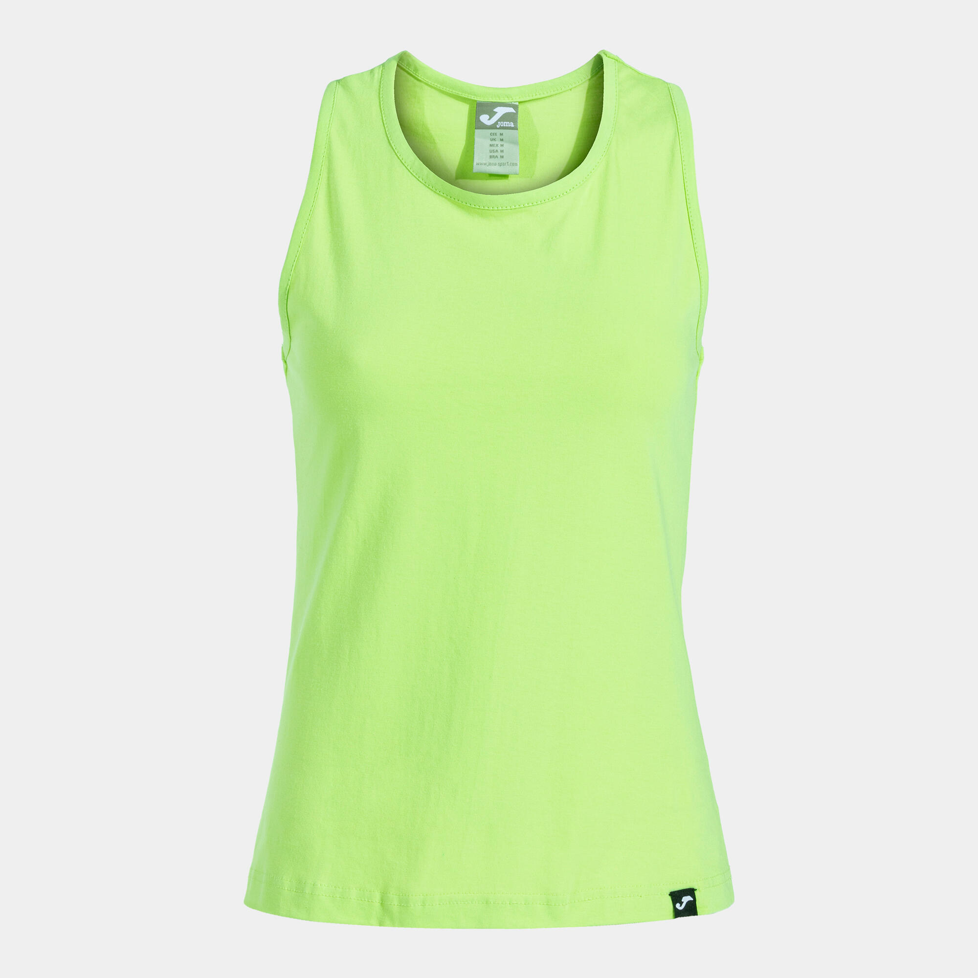 T-Shirt De Alça Fitness Mulher Joma Oasis Verde 4/4