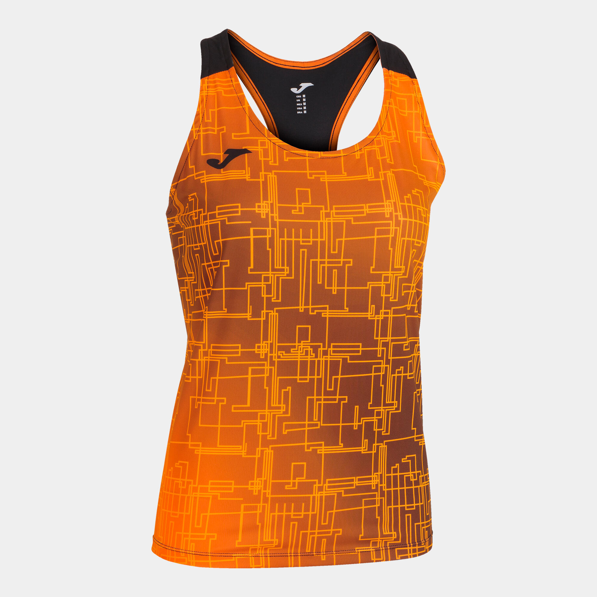 naranja / negro / negro
