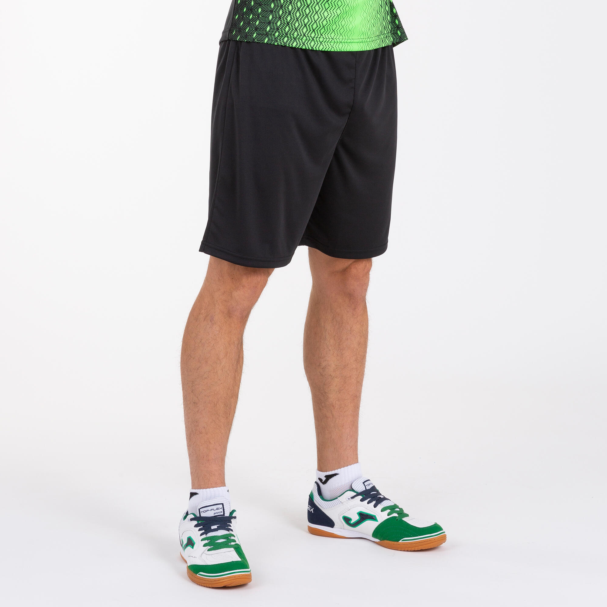 Short Fútbol Hombre Joma Nobel Negro 5/7