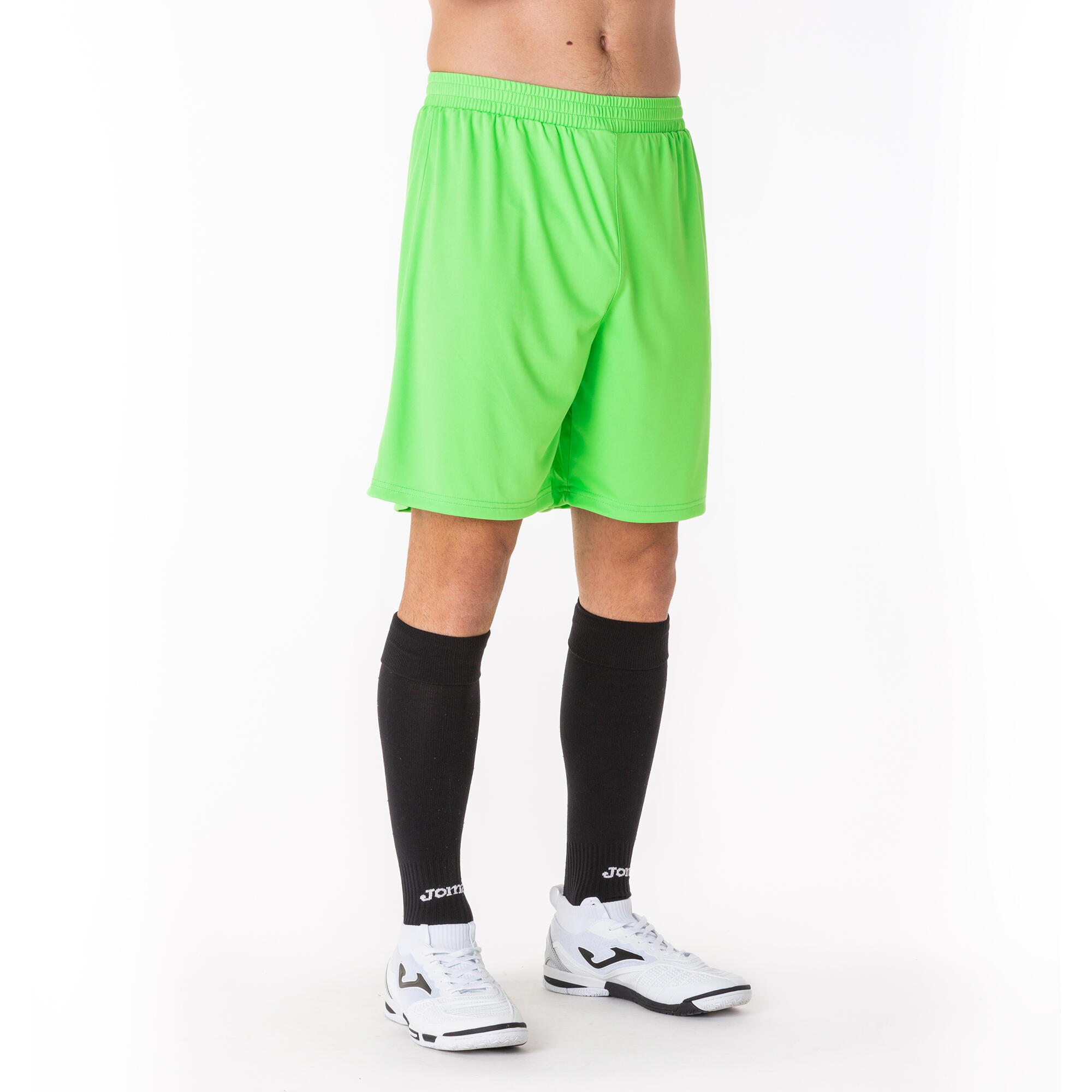 Calções Futebol Homem Joma Nobel Verde Fluor 5/7