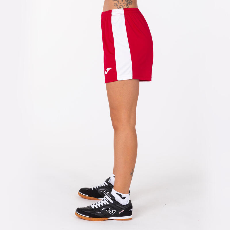 Short Fútbol Mujer Joma Maxi Rojo