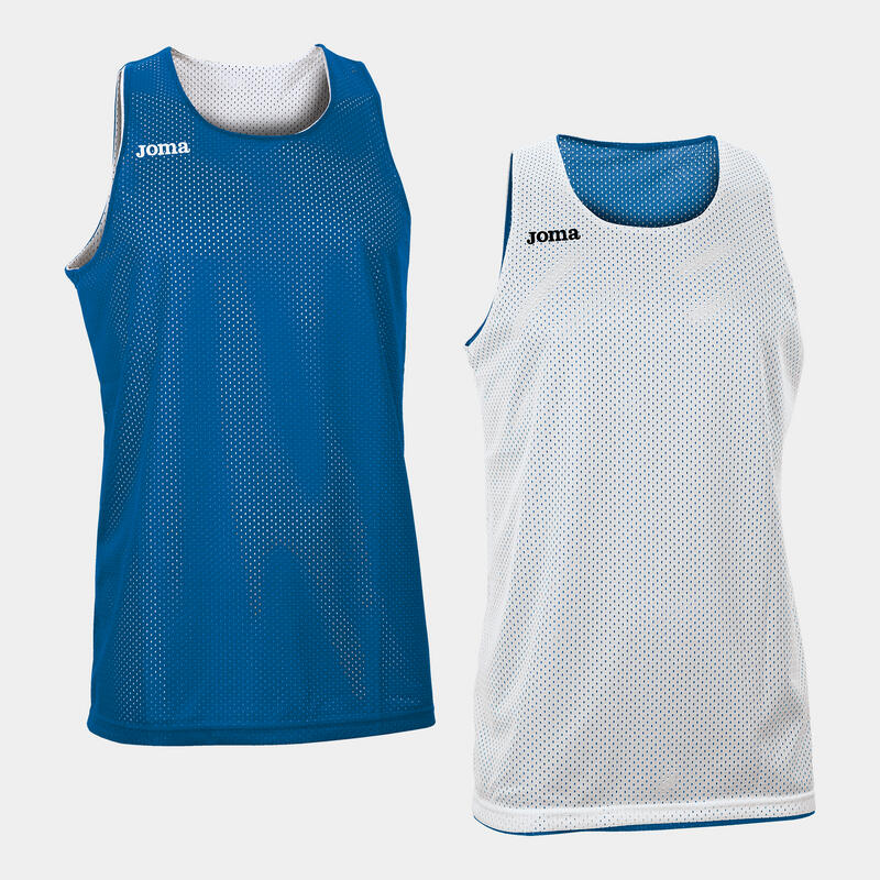 Débardeur Sans Manches Basket-Ball Adulte Joma Aro Reversible Bleu Roi