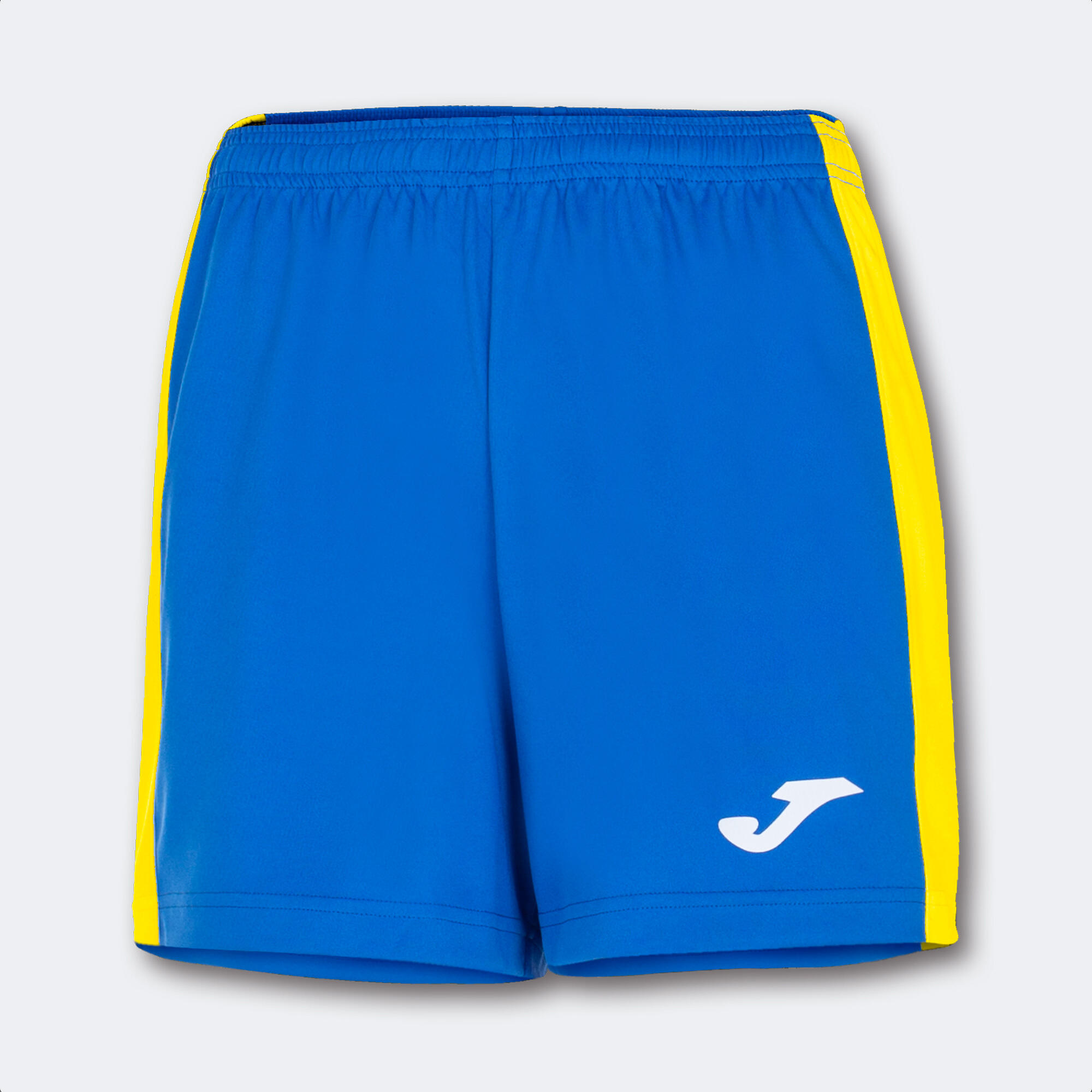 Joma - Short Football Femme Joma Maxi Bleu Roi - Short - Bleu|jaune - 36 Xs - Decathlon
