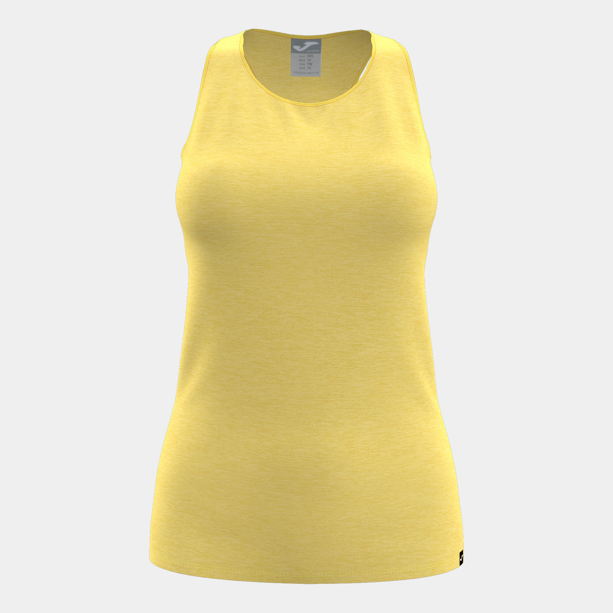 JOMA Camiseta Tirantes Fitness Mujer Joma Oasis Amarillo
