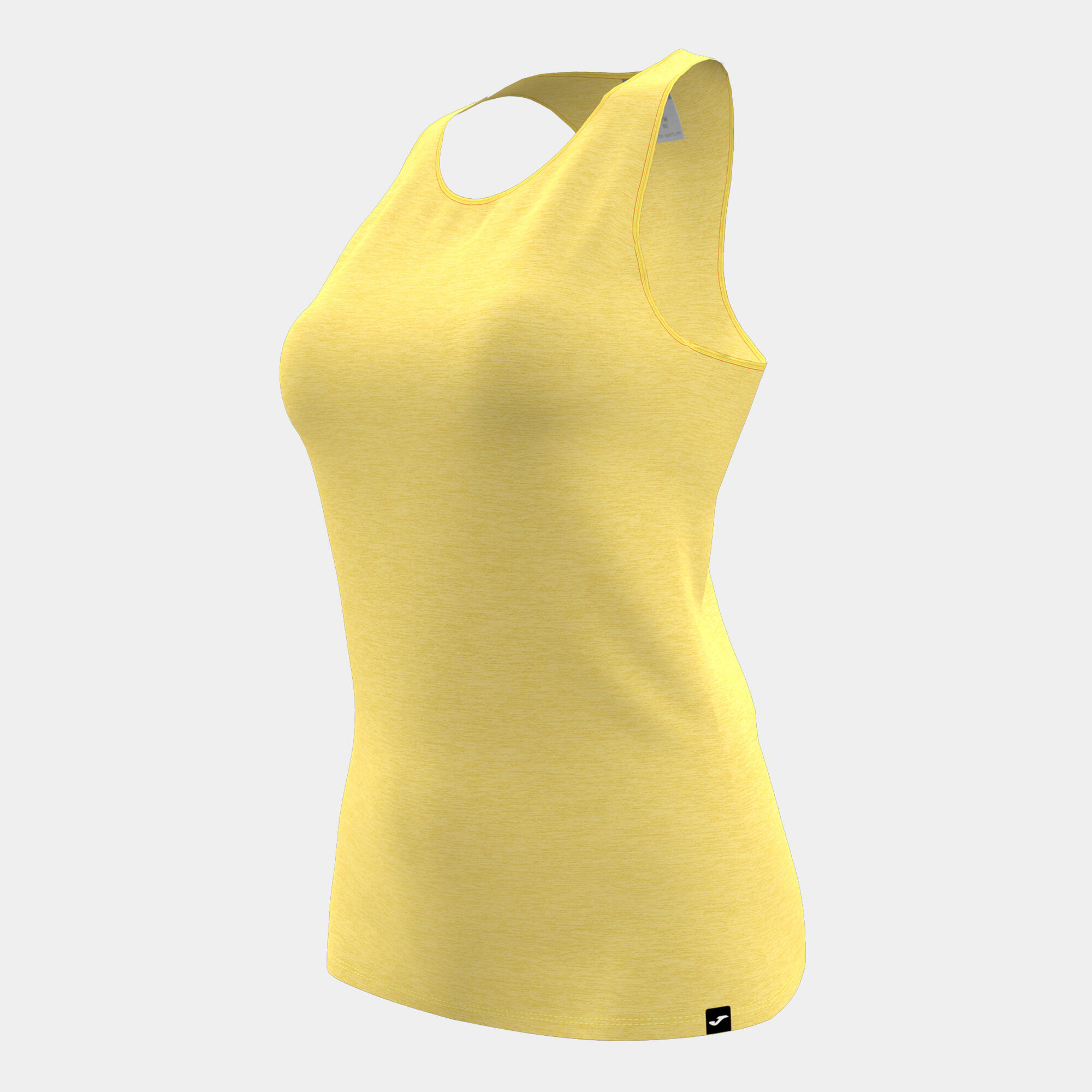 Camiseta Tirantes Fitness Mujer Joma Oasis Amarillo 4/4