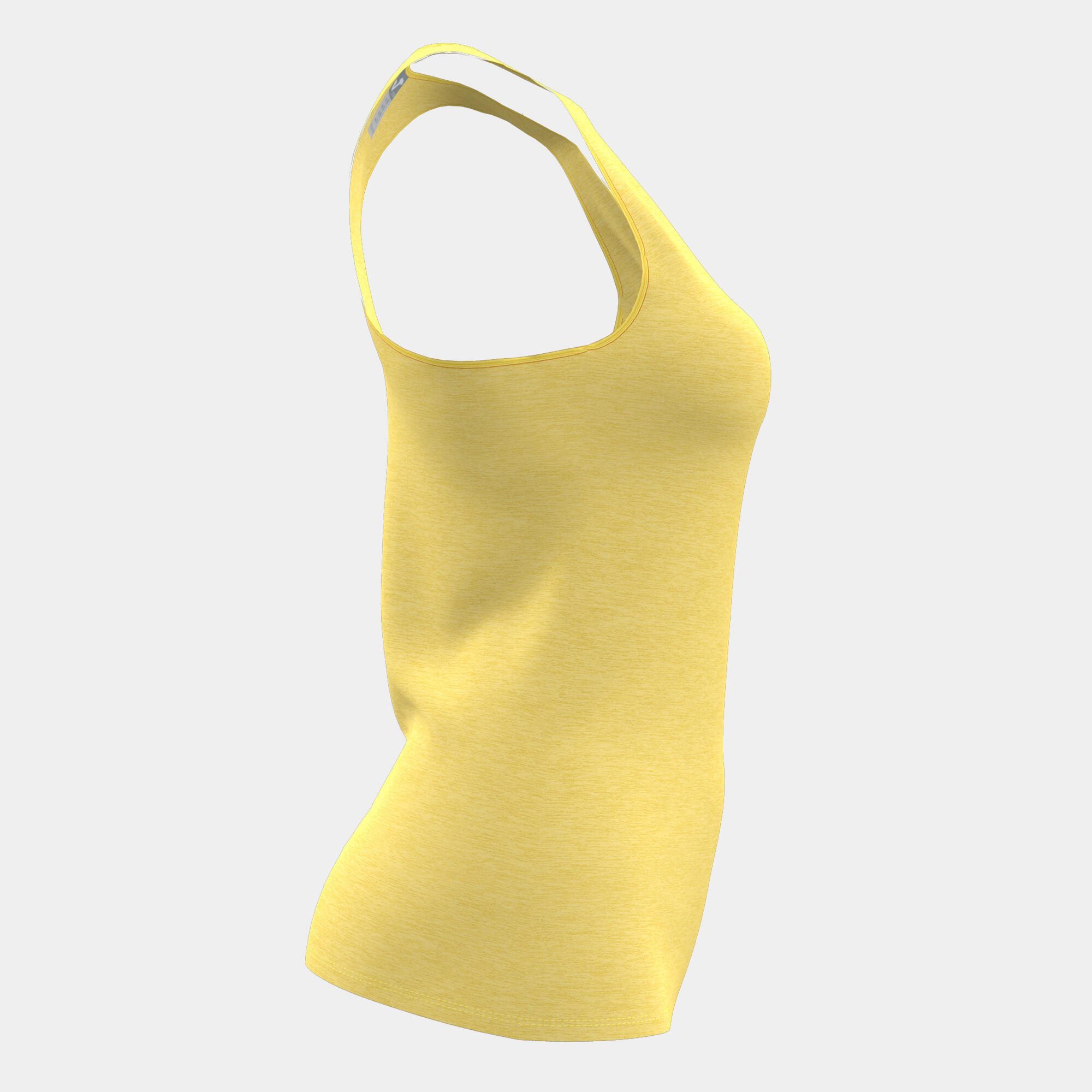 Camiseta Tirantes Fitness Mujer Joma Oasis Amarillo 2/4