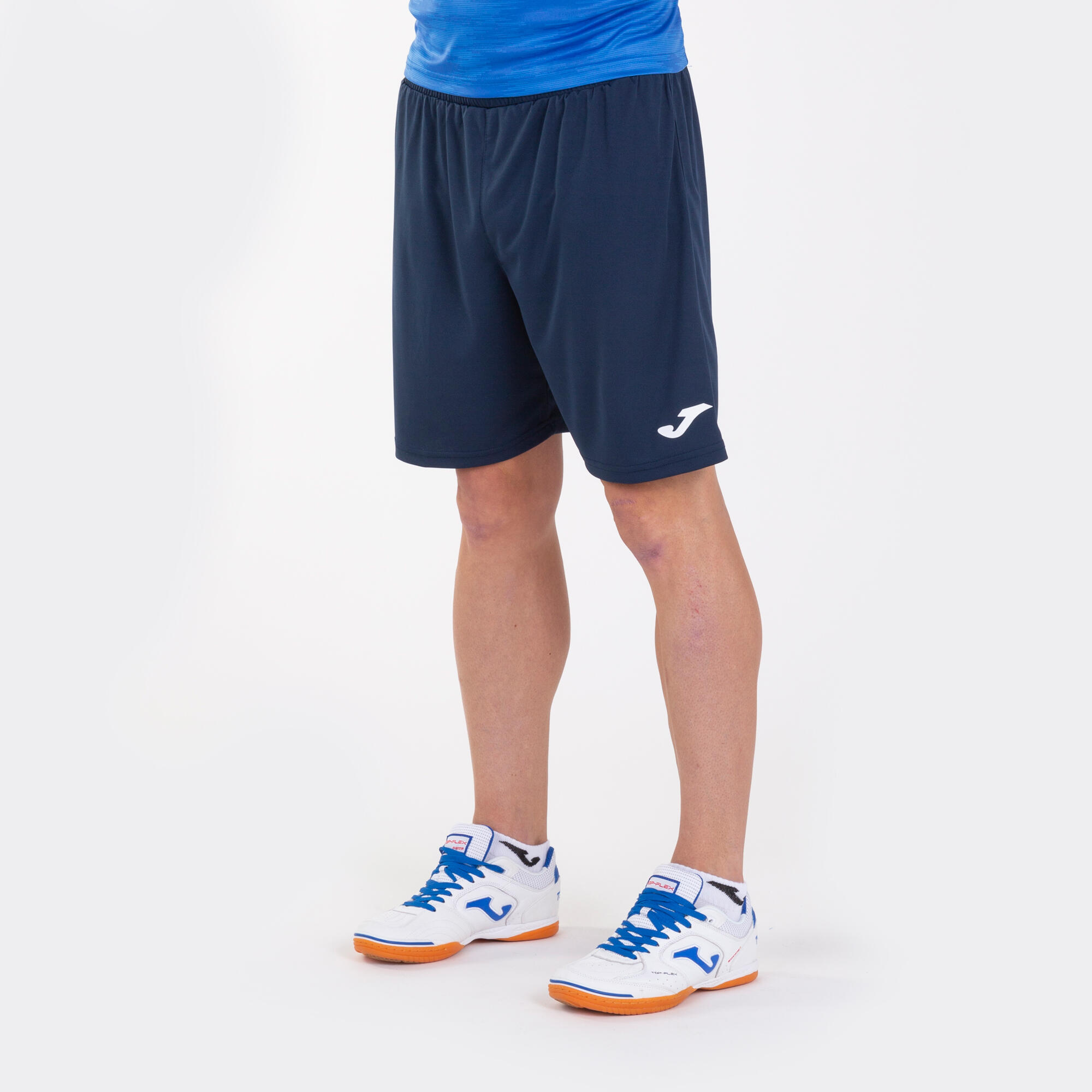 Short Football Homme Joma Nobel Bleu Marine 3/7