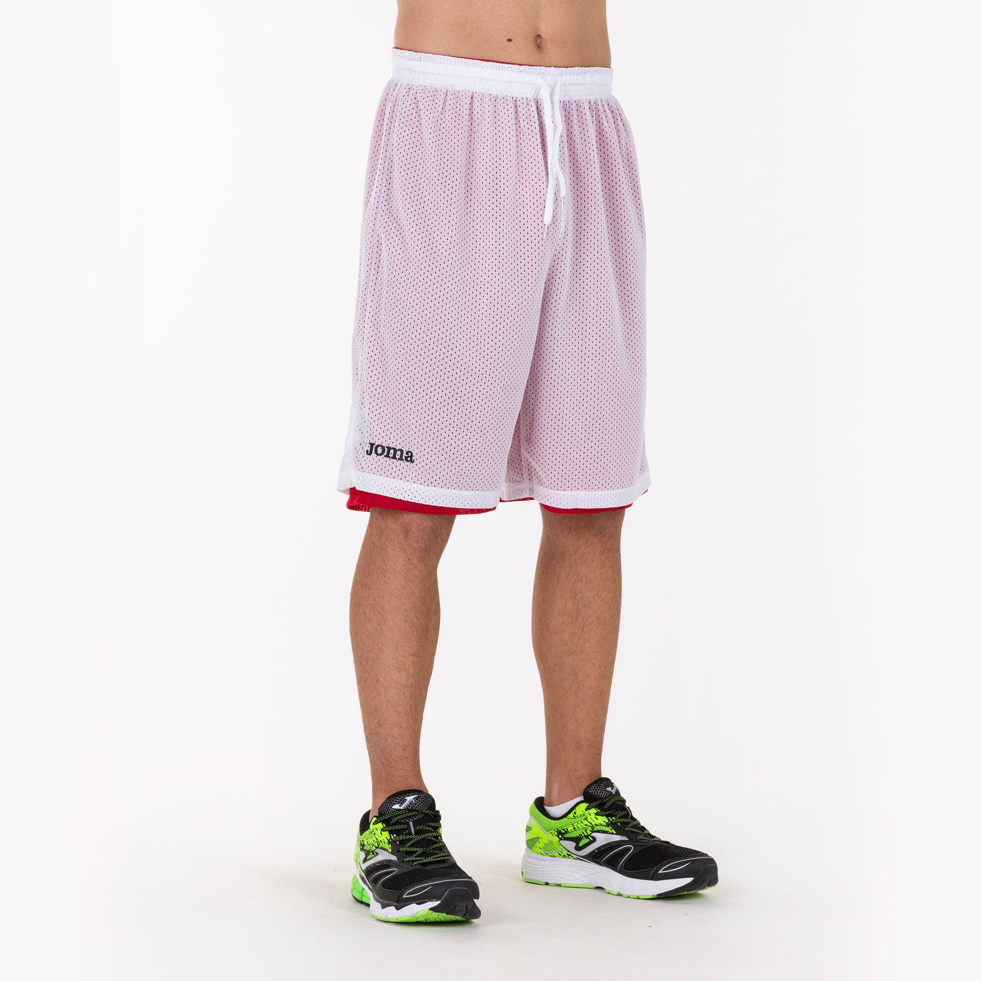 Short Basket-Ball Homme Joma ROOKIE Rouge 3/5