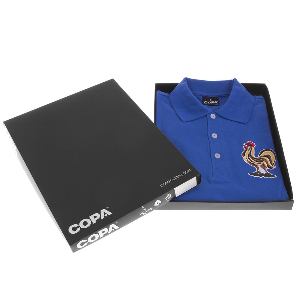 Retro Voetbalshirt - Heren - Frankrijk 1950 - Blauw 6/7