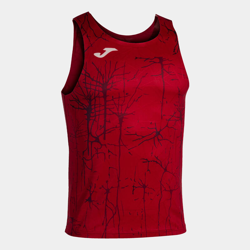 Camiseta Tirantes Running Hombre Joma Elite IX Rojo