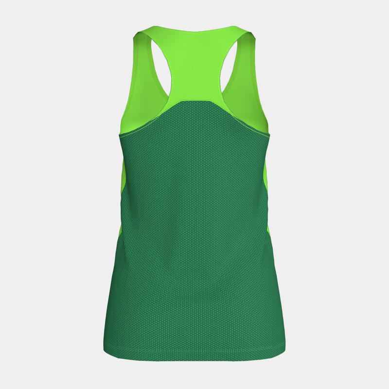 Camiseta Tirantes Running Mujer Joma R-Winner Verde Flúor