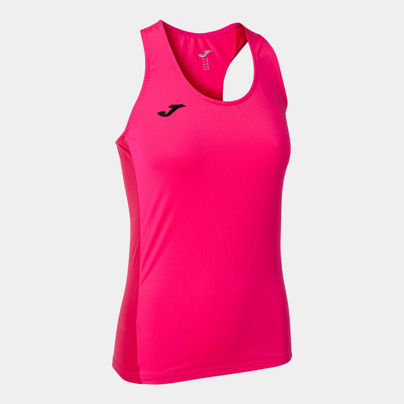 Camiseta Tirantes Running Niños Joma R-Winner Rosa Flúor