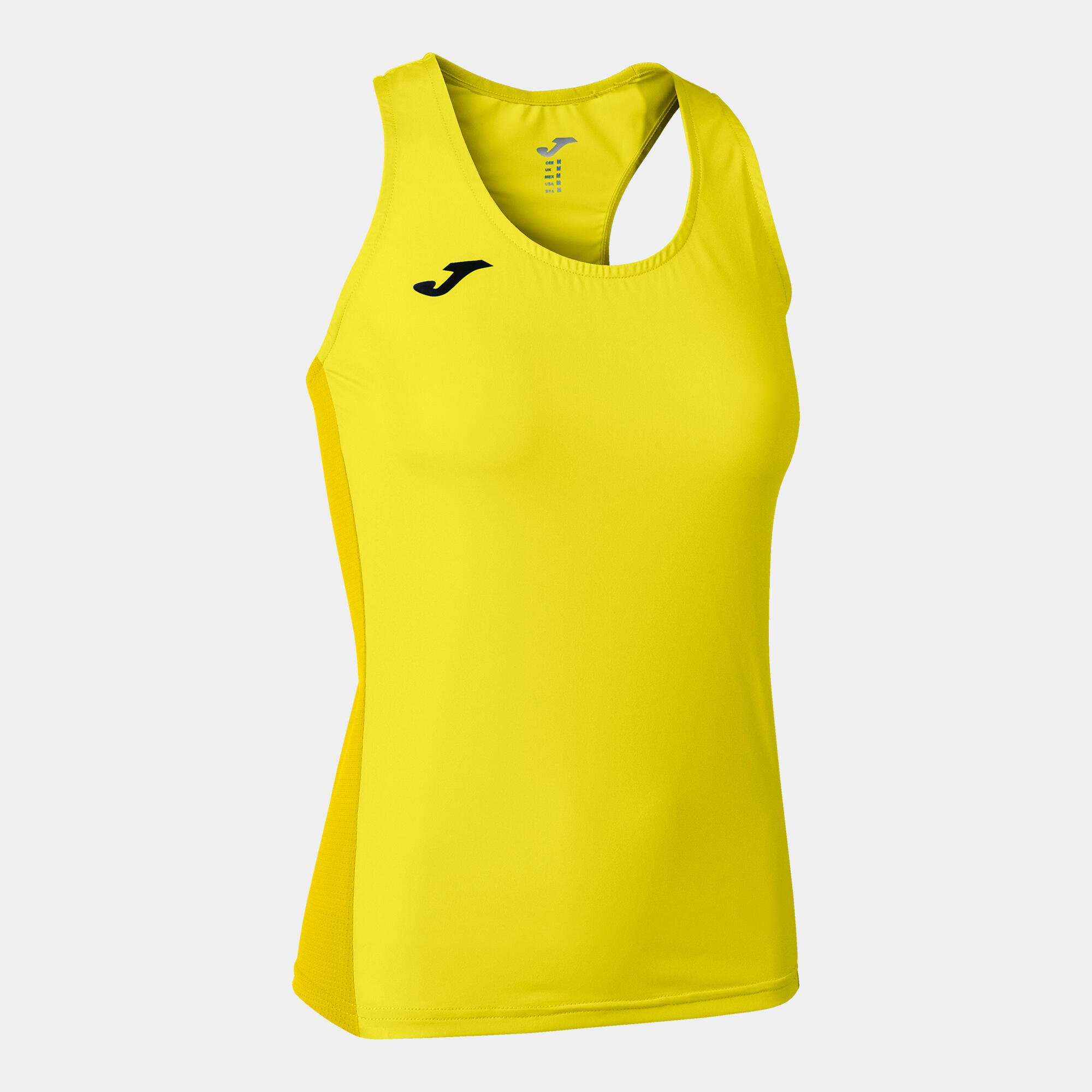T-shirt de alça running criança joma r-winner amarelo