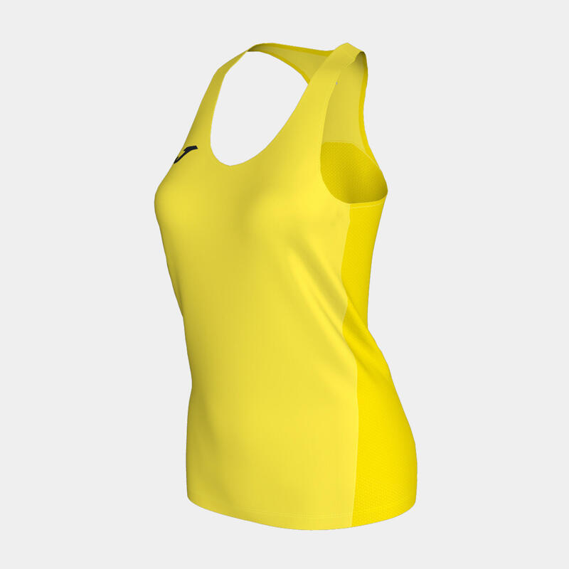 Camiseta Tirantes Running Mujer Joma R-Winner Amarillo