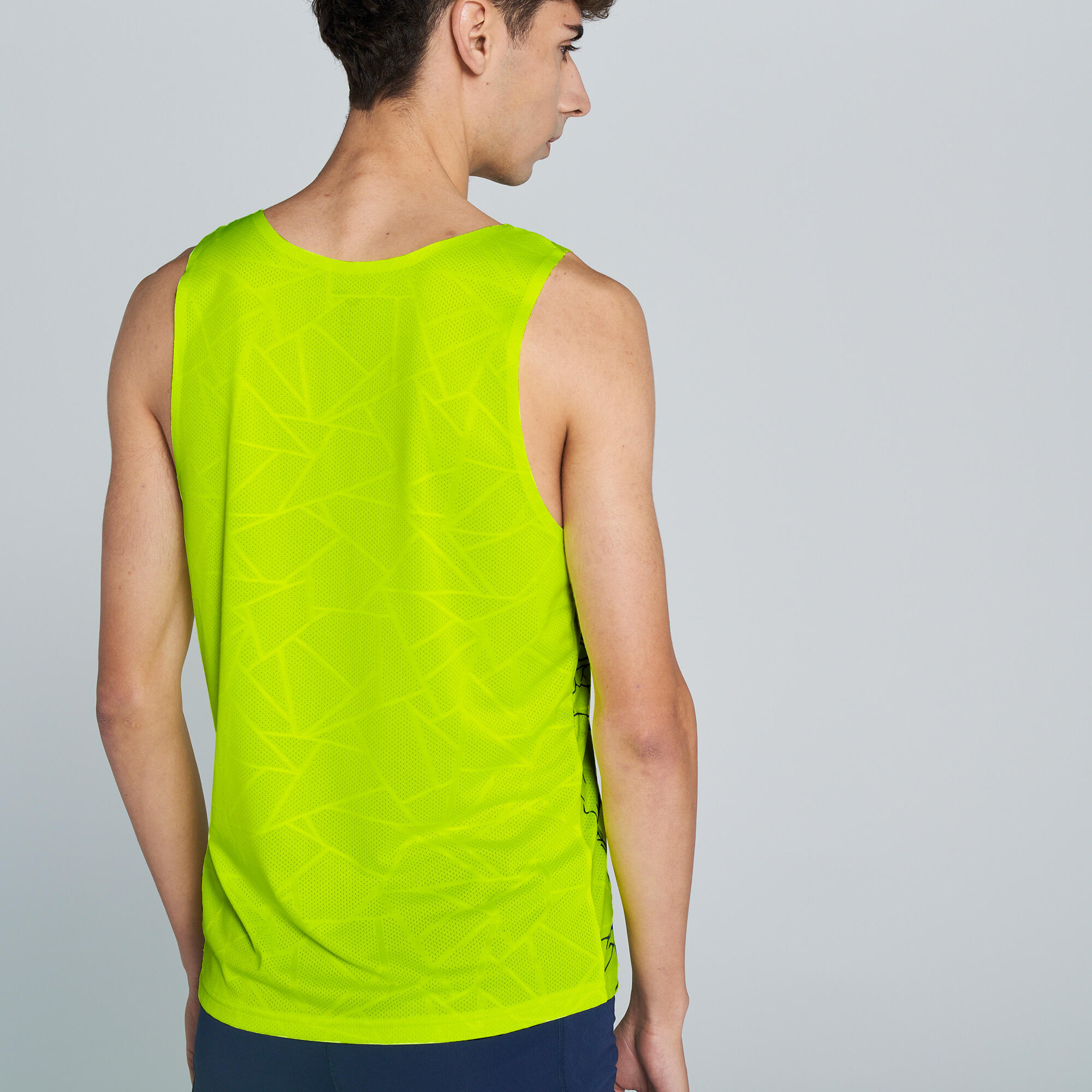 T-Shirt De Alça Running Homem Joma Elite IX Amarelo Fluor 4/5