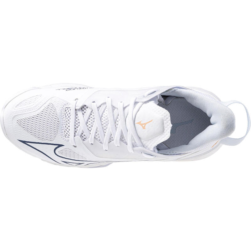 Calzado balonmano Mujer Mizuno Wave Mirage 5 Blanco