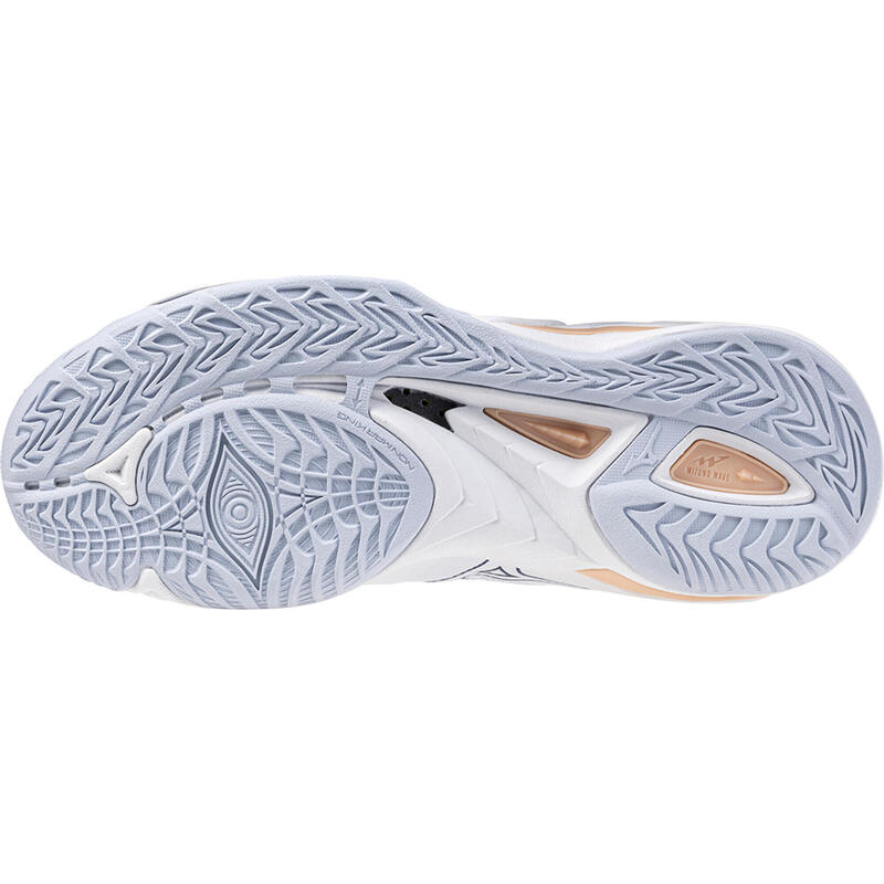 Calzado balonmano Mujer Mizuno Wave Mirage 5 Blanco