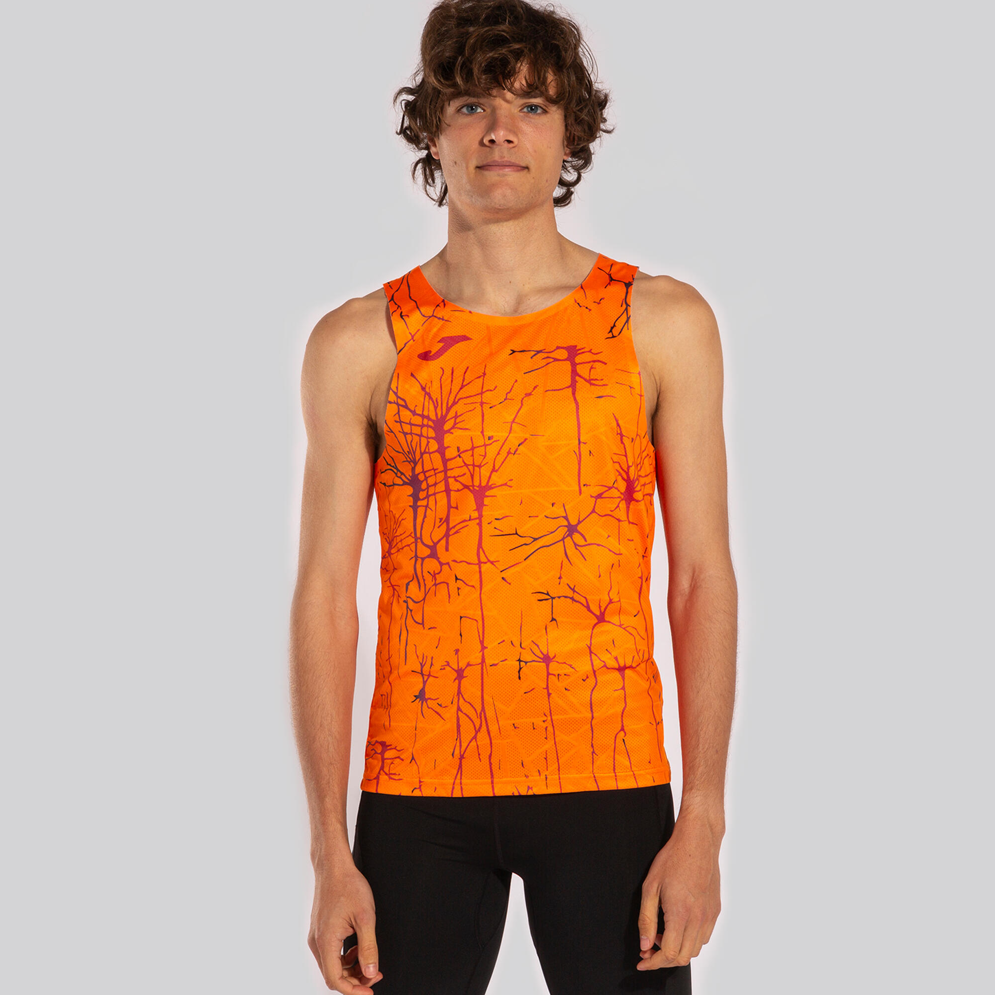 Camiseta Tirantes Running Niños Joma Elite IX Naranja 2/5