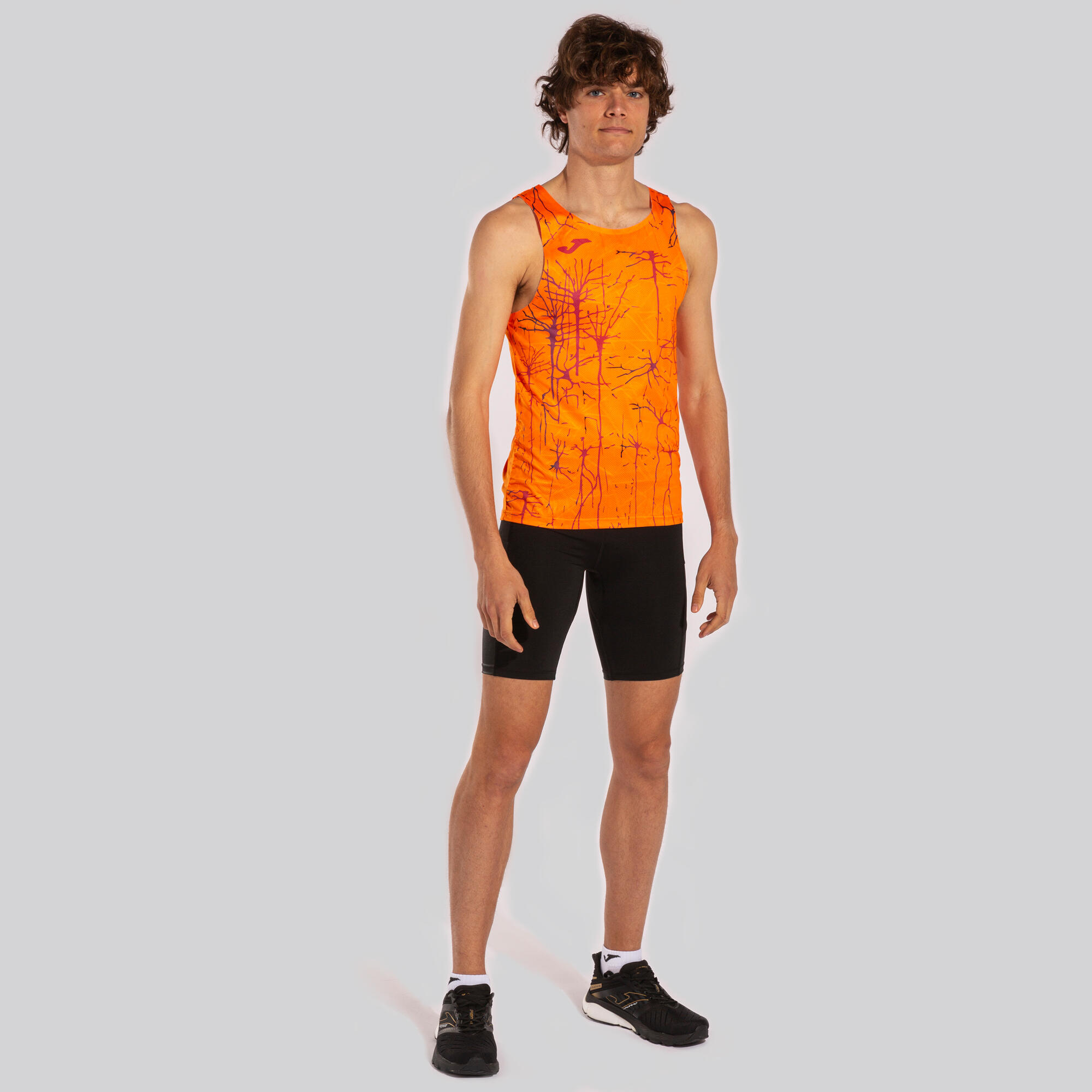 Camiseta Tirantes Running Niños Joma Elite IX Naranja 3/5
