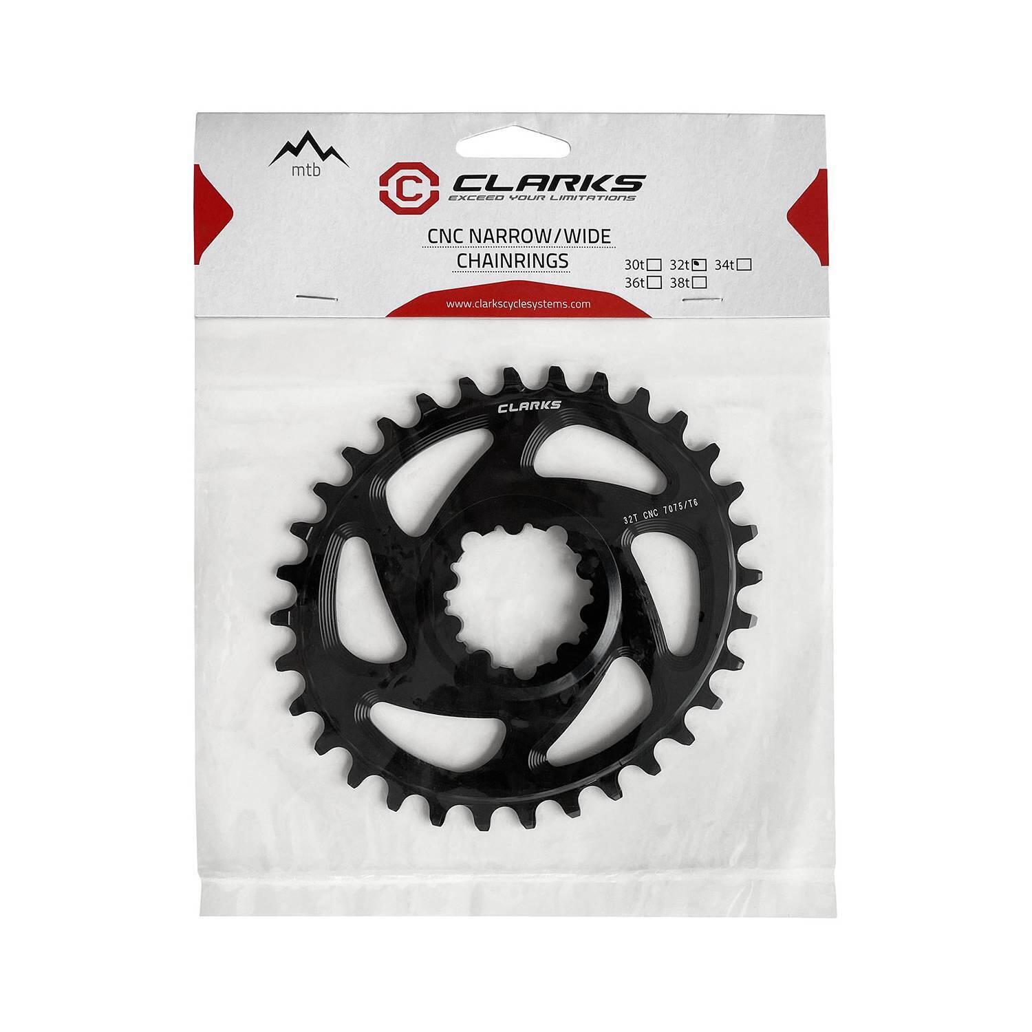 Ovale Aluminiumpedale Clarks Cycle Systems CCR-04-OV - 9-12sp 2/2
