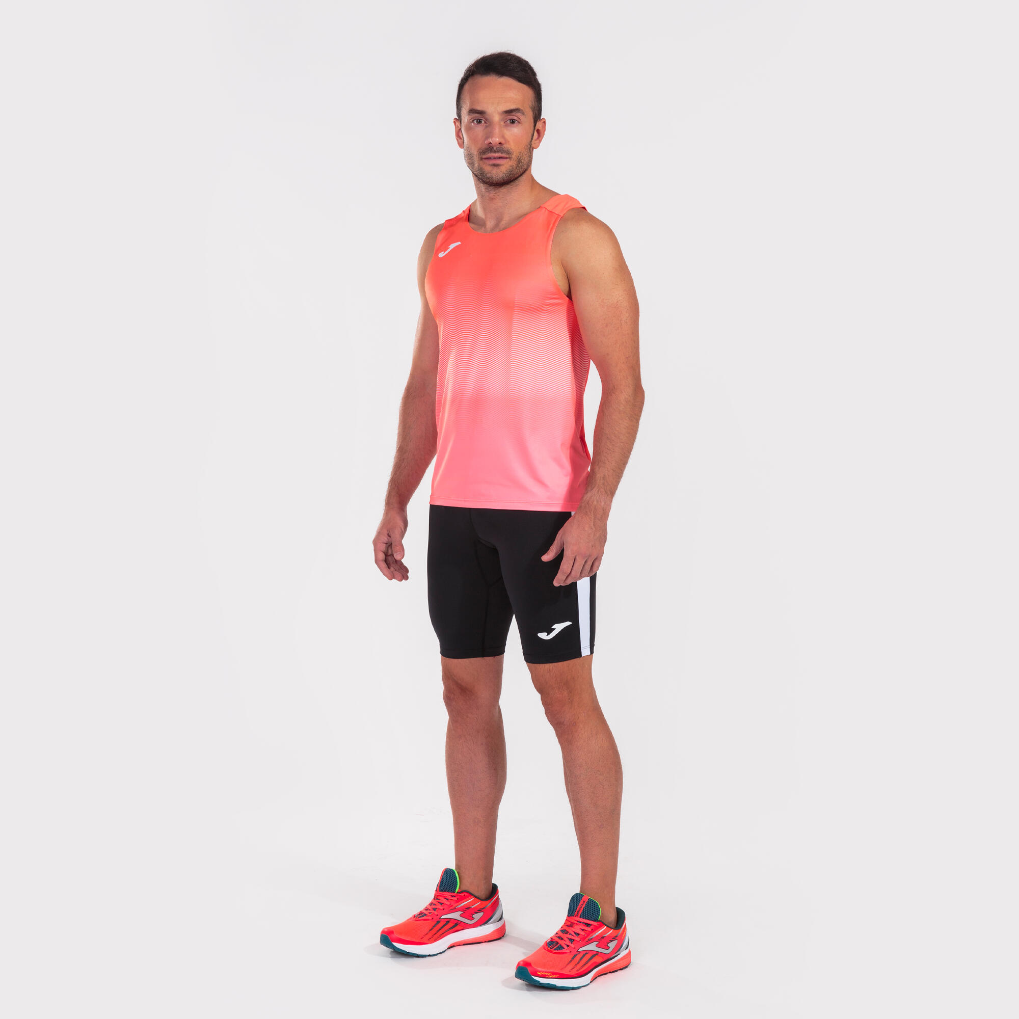 Débardeur Running Homme Joma Elite VII Corail Fluo 4/5