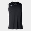 Camiseta Sin Mangas Baloncesto Hombre Joma Combi Basket Negro