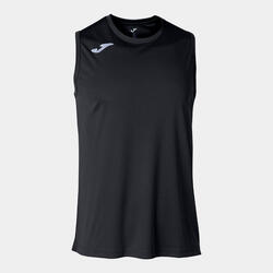 Camiseta Sin Mangas Baloncesto Hombre Joma Combi Basket Negro