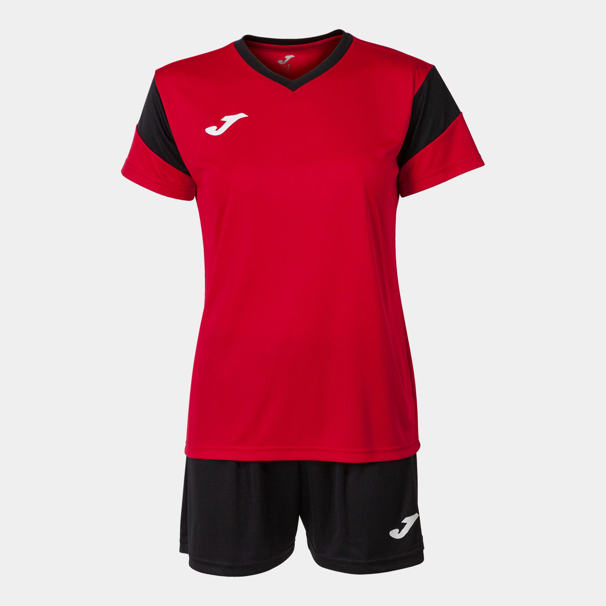 Set Fútbol Mujer Joma Phoenix Rojo 4/4