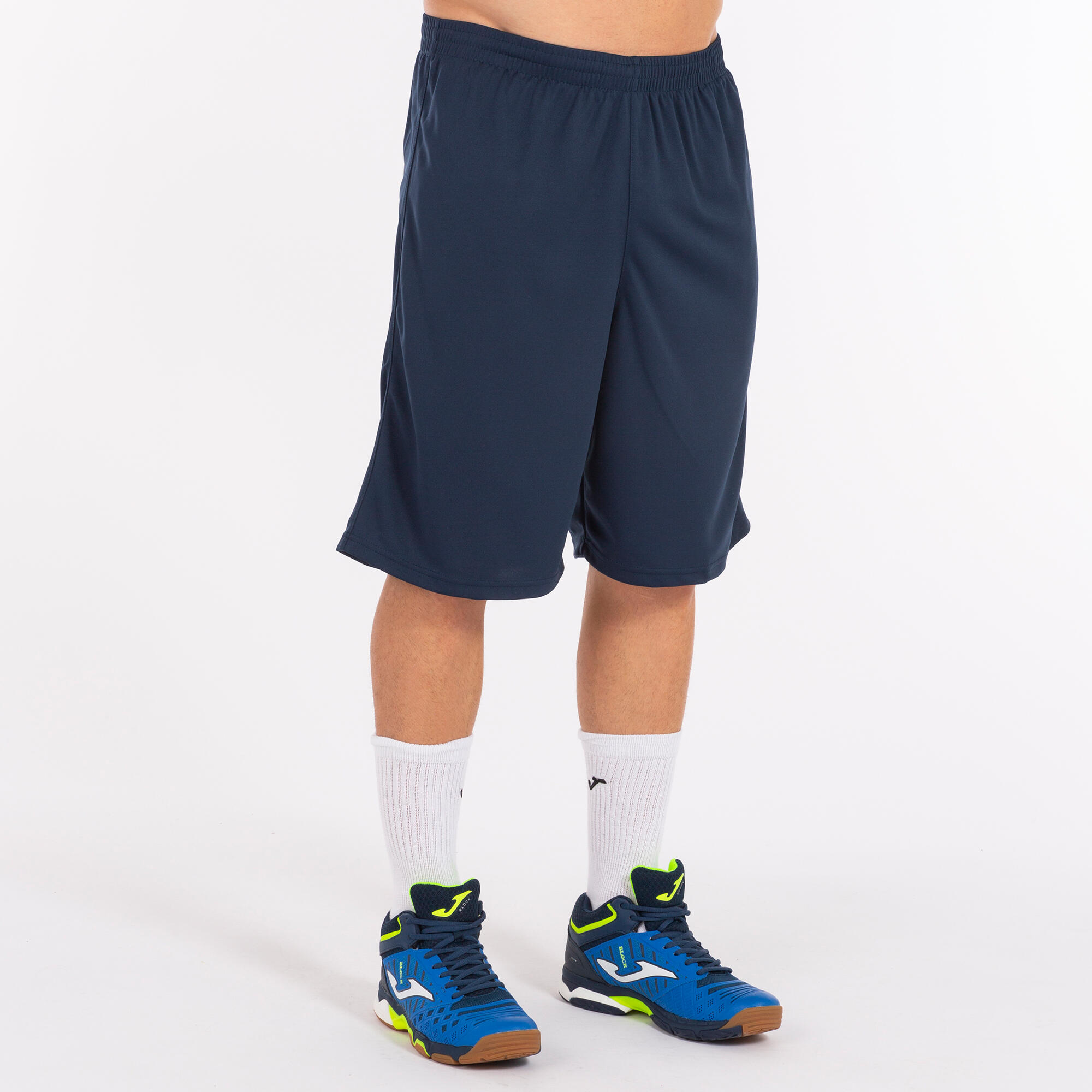 Short Basket-Ball Enfants Joma Nobel Long Bleu Marine 5/5