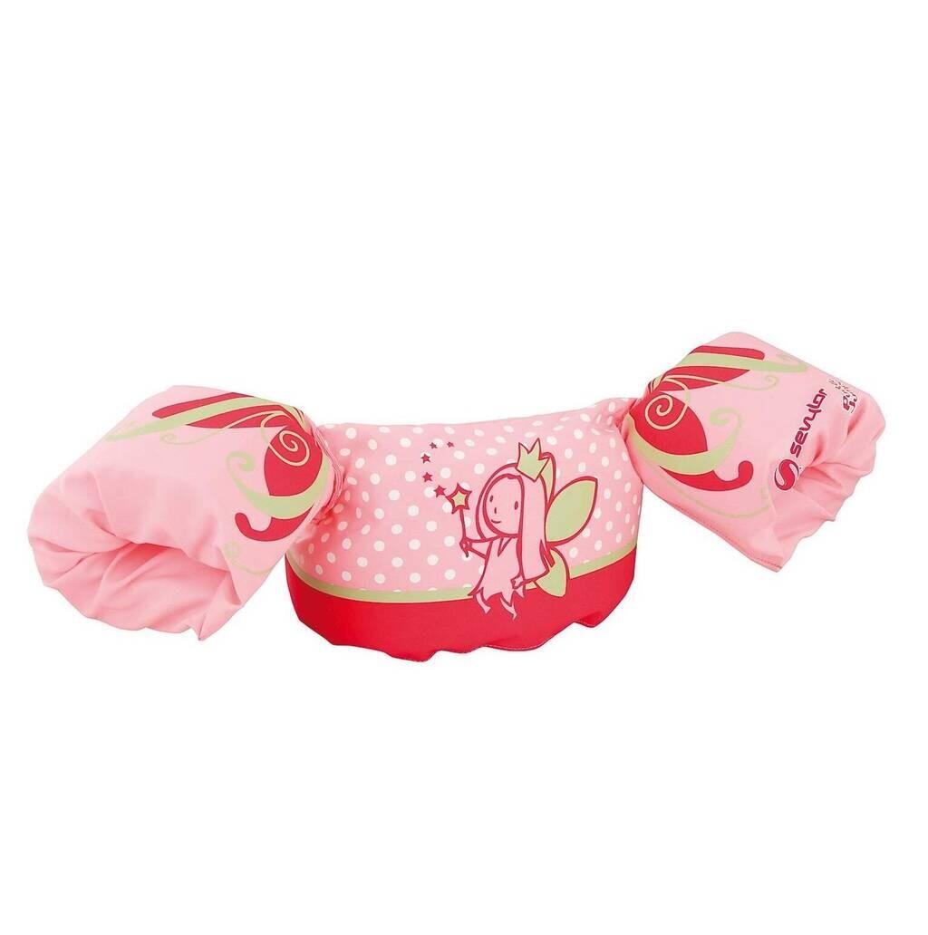 Kids Puddle Jumper Swim Adjustable Pool Armband & Waistband, 2 to 6 Year l 15 to 30 Kg, Pink
