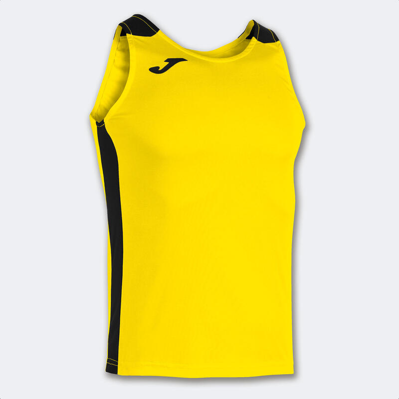 Camiseta Tirantes Running Niños Joma Record II Amarillo