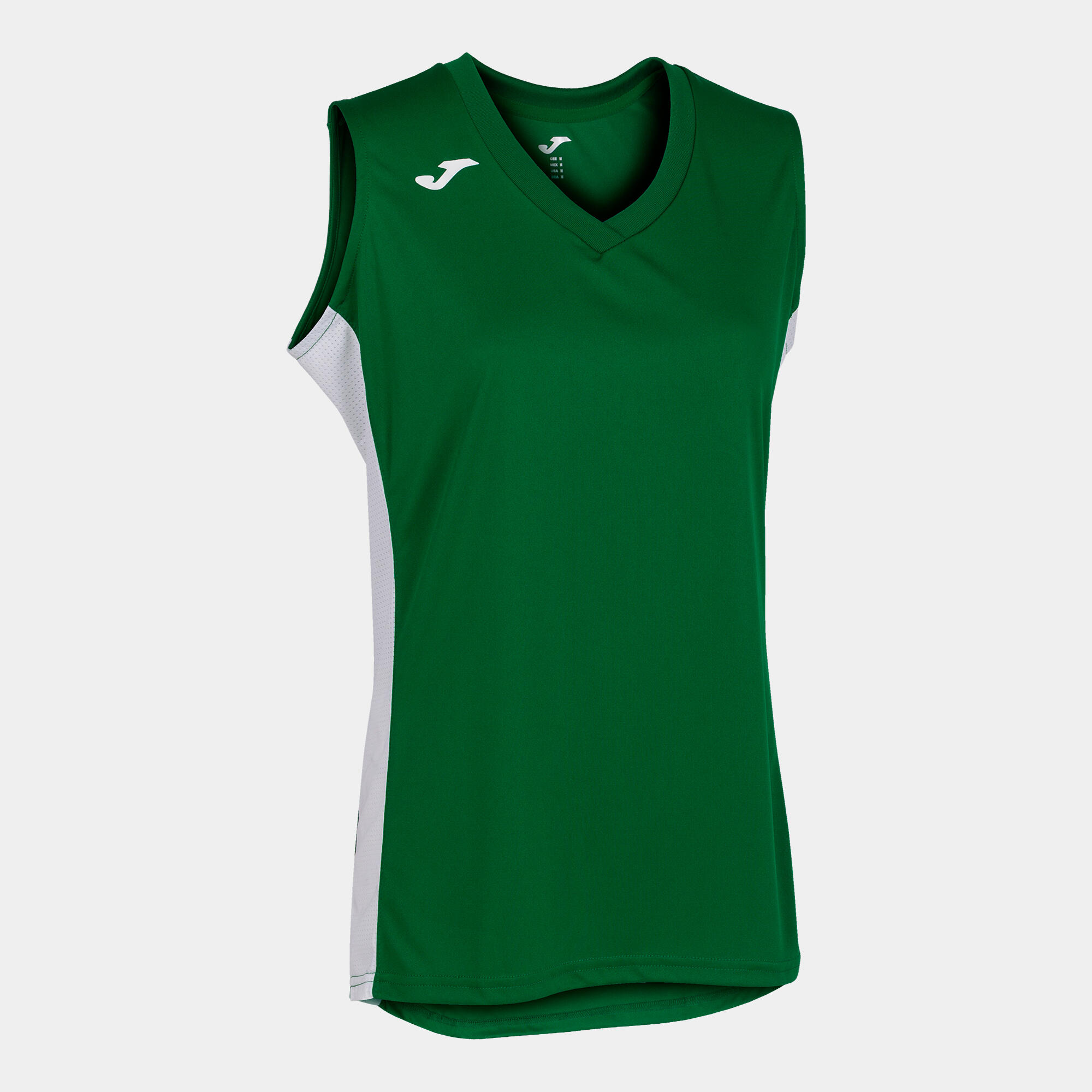 Joma - Débardeur Sans Manches Basket-ball Femme Joma Cancha Iii Vert - T-shirt Sans Manche - Blanc|vert - 36 Xs - Decathlon