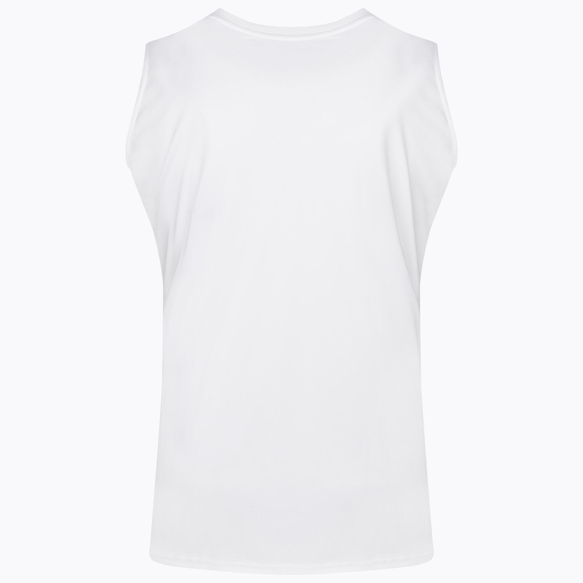 Camiseta Sin Mangas Baloncesto Mujer Joma Cancha III Blanco 2/5