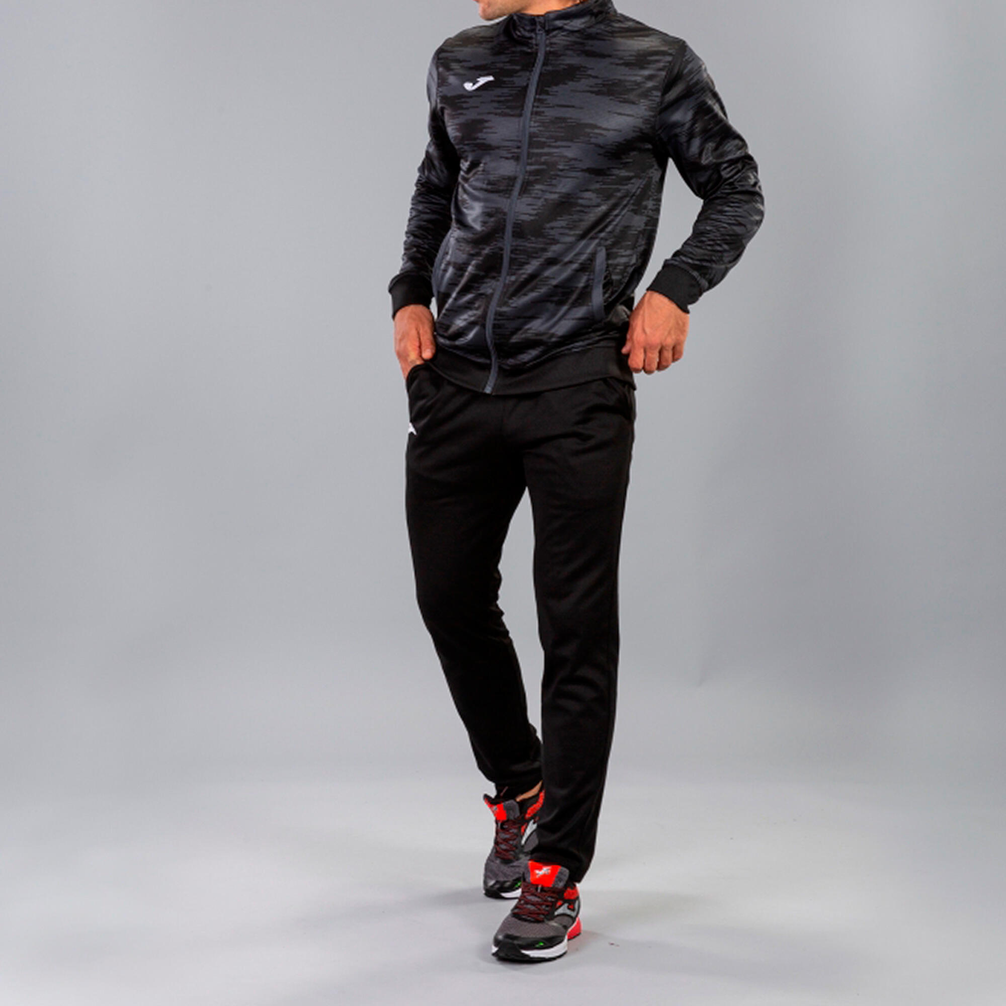 Pantalón Largo Fútbol Hombre Joma Cleo II Negro 4/5