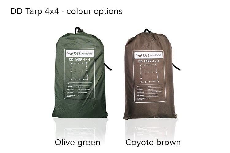DD Hammocks Tarp 4x4 – Coyote Brown 3/5