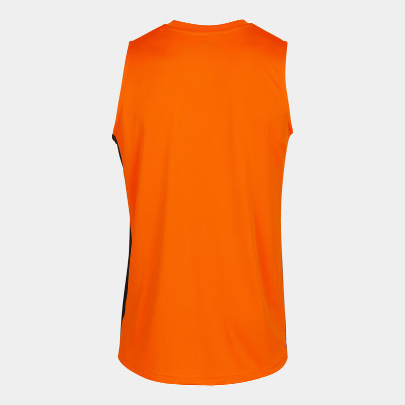 Camiseta Sin Mangas Baloncesto Niños Joma Cancha III Naranja