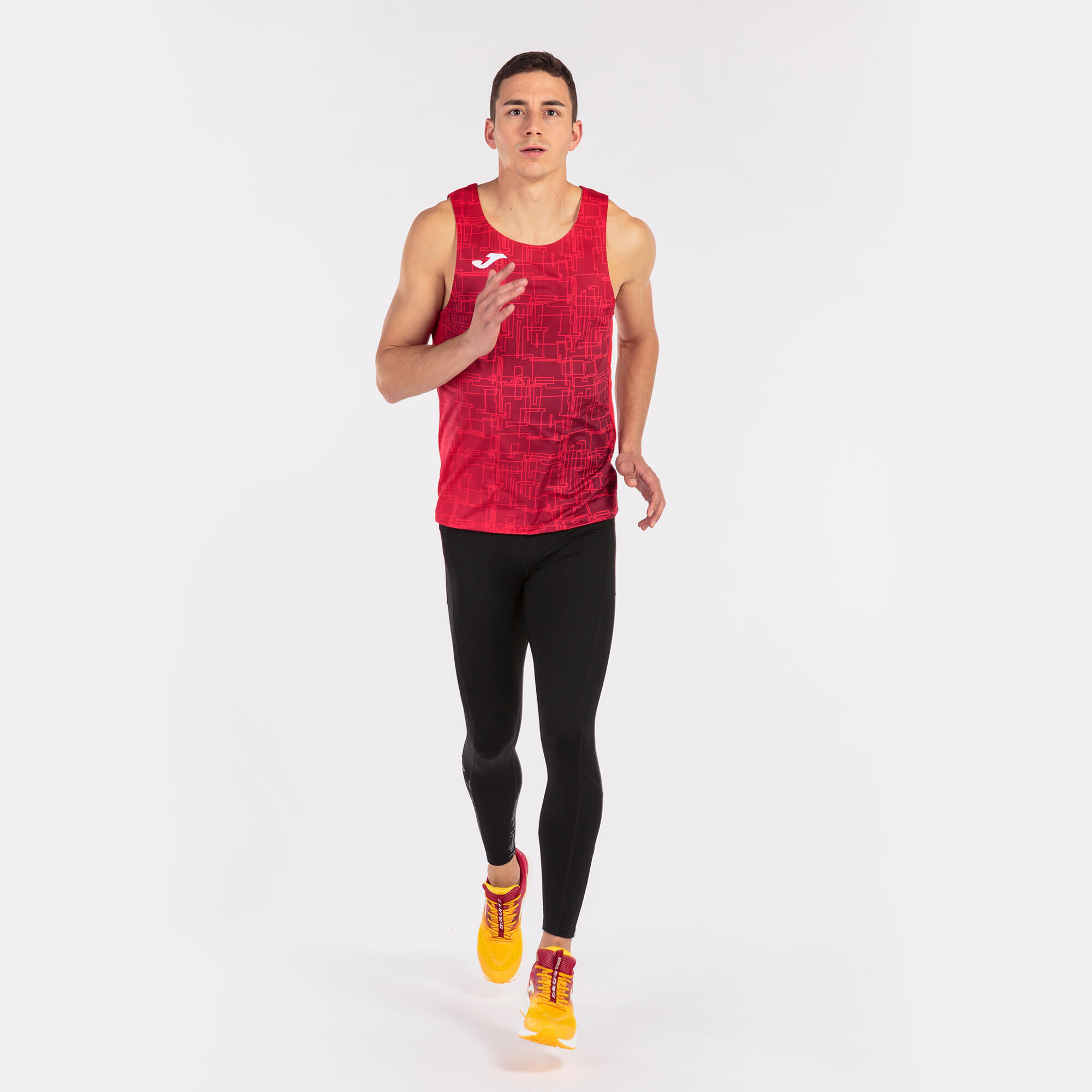 T-Shirt De Alça Running Homem Joma Elite VIII Vermelho 5/5