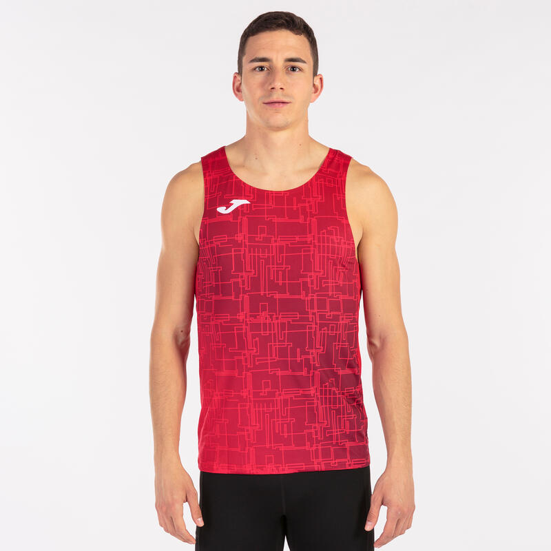Débardeur Running Homme Joma Elite VIII Rouge
