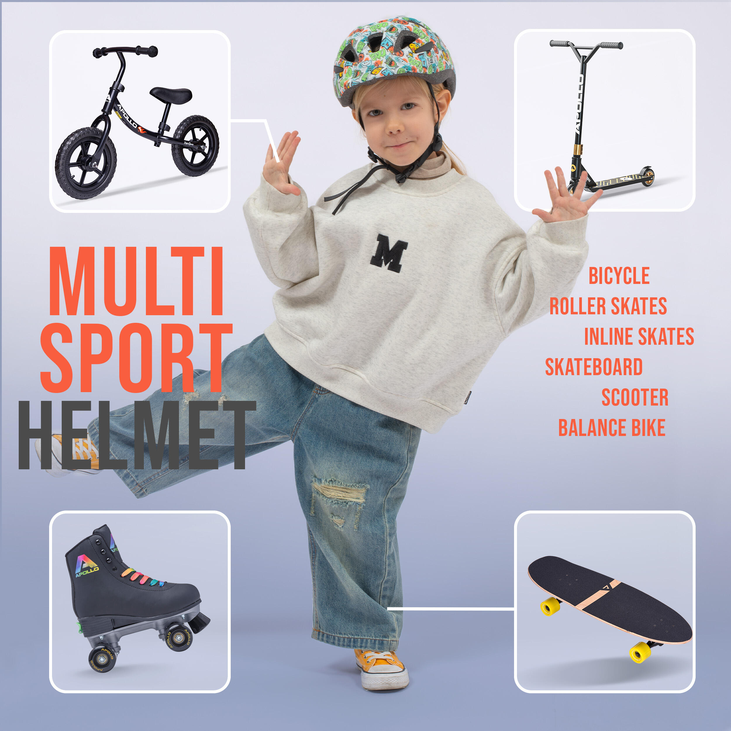 Kinderfietshelm verstelbaar, Monsta Mania - M (51-56 cm) 3/7