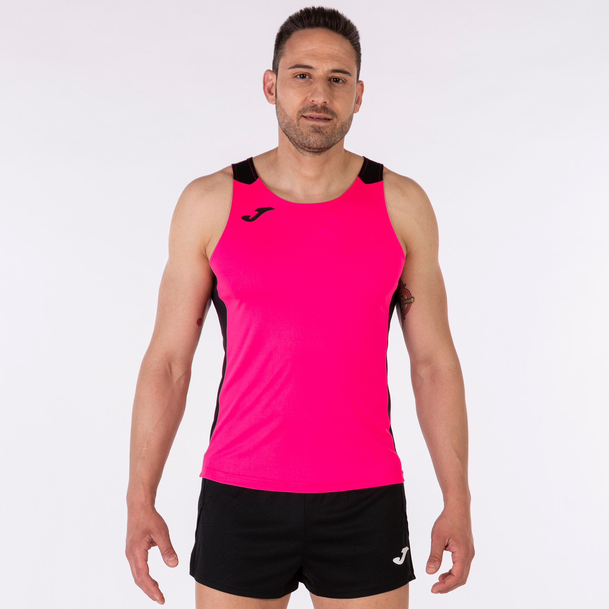 Maglietta Uomo Joma Record II Rosa 2/5