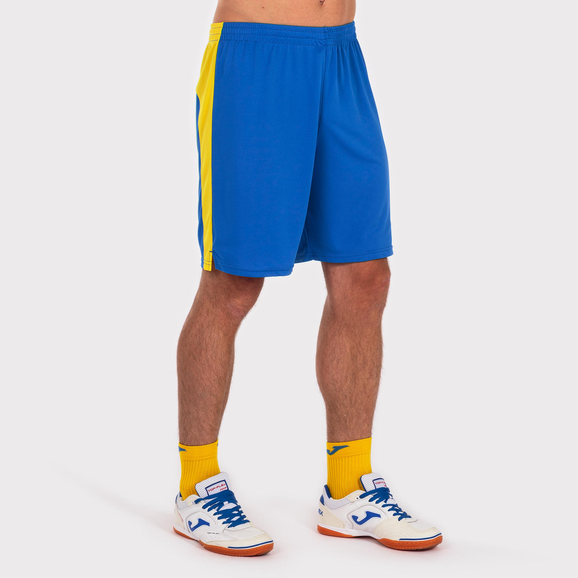 Joma Tokio II Short Heren - Royal / Geel 5/5