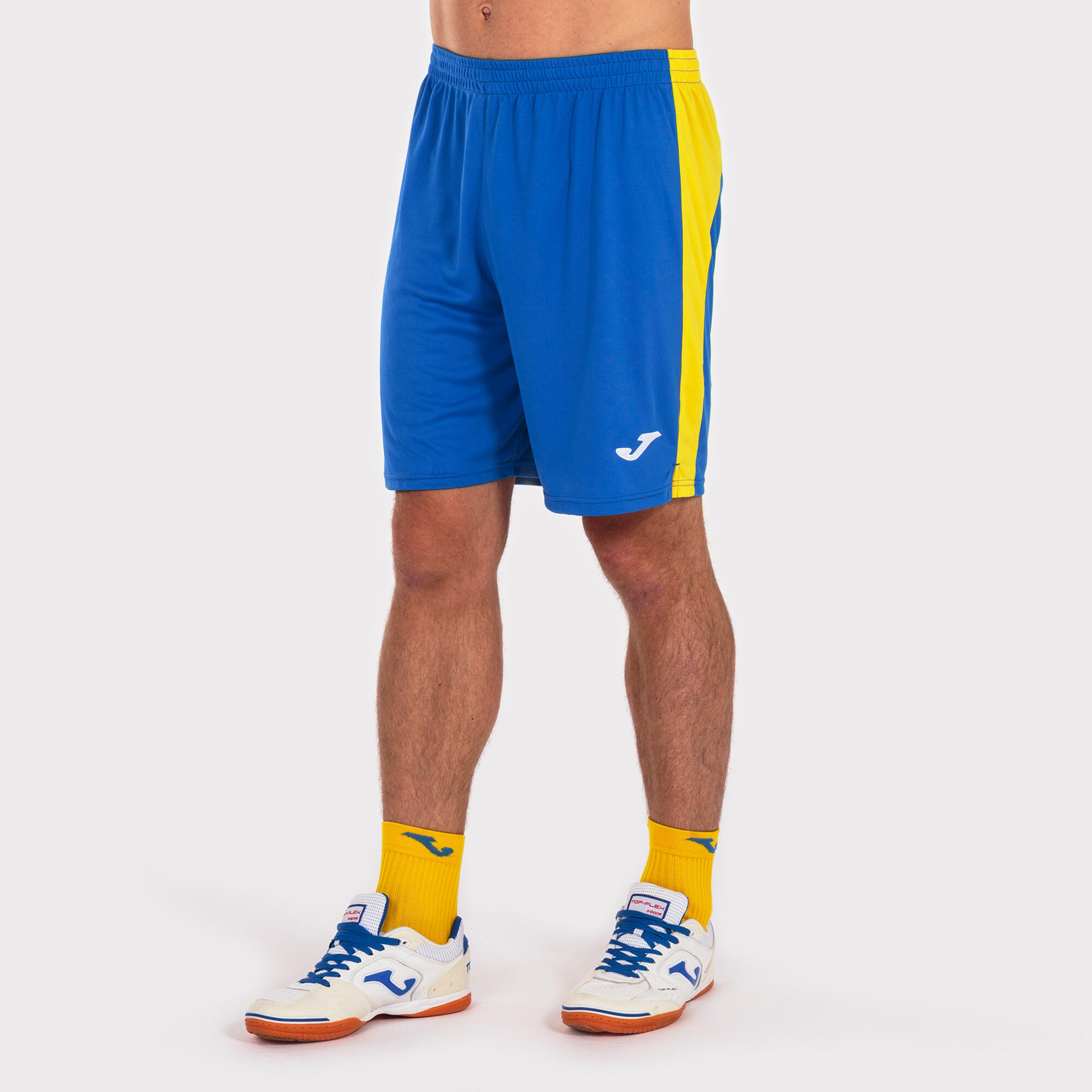 Joma Tokio II Short Heren - Royal / Geel 3/5