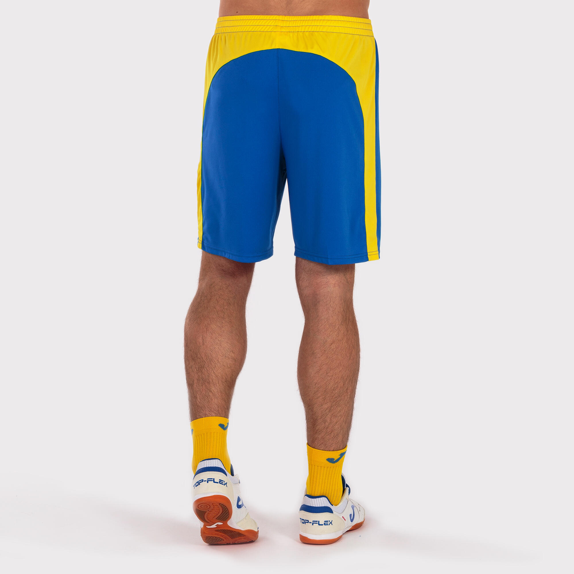 Joma Tokio II Short Heren - Royal / Geel 4/5