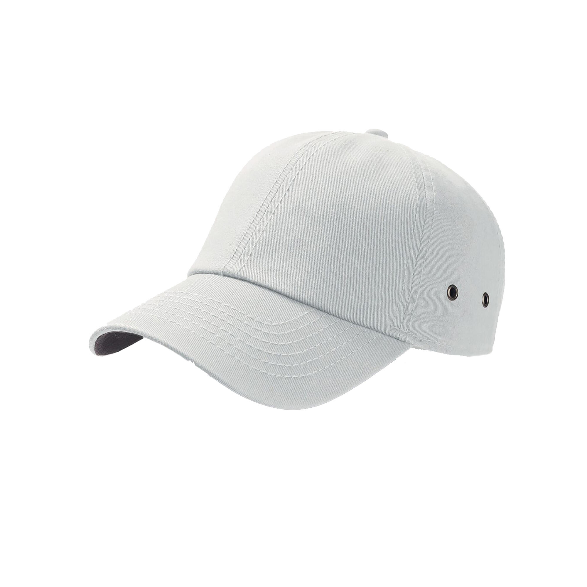 ATLANTIS Action 6 Panel Chino Baseball Cap (White)