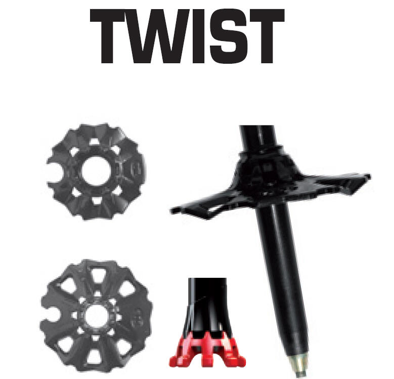 Stöcke TSL Connect carbon 3 light st - twist 2/5