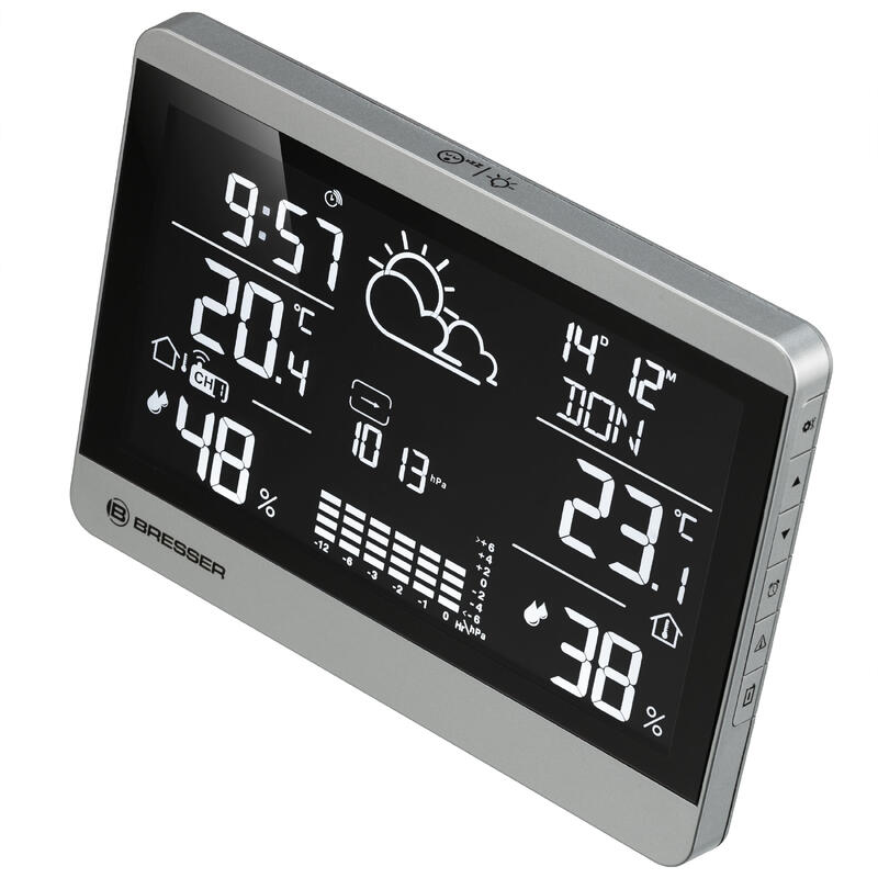 Estação meteorológica elegante Pressão+Temperatura+Humidade+Função de alarme