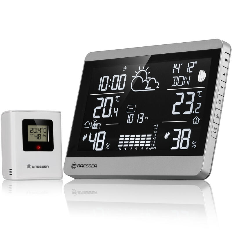 Estação meteorológica elegante Pressão+Temperatura+Humidade+Função de alarme