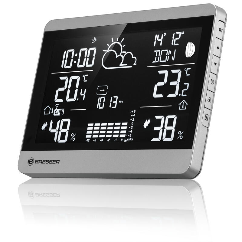 Estação meteorológica elegante Pressão+Temperatura+Humidade+Função de alarme